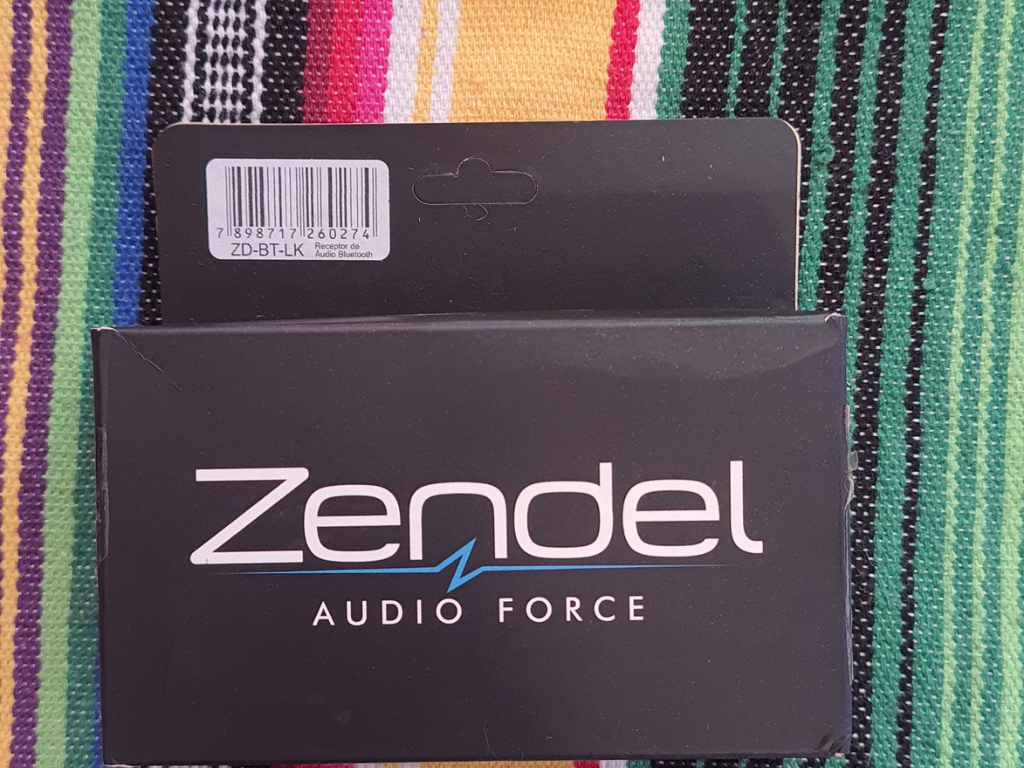Receptor áudio Bluetooth